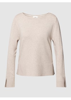 Sweter z dzianiny z okrągłym dekoltem ze sklepu Peek&Cloppenburg  w kategorii Swetry damskie - zdjęcie 158720497