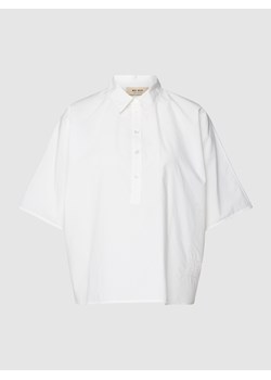 Bluzka z krótką listwą guzikową model ‘LOWANA’ ze sklepu Peek&Cloppenburg  w kategorii Koszule damskie - zdjęcie 158723535