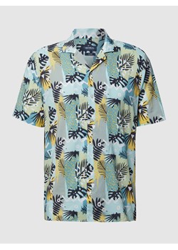 Koszula casualowa o kroju tailored fit z nadrukiem na całej powierzchni ze sklepu Peek&Cloppenburg  w kategorii Koszule męskie - zdjęcie 158724516