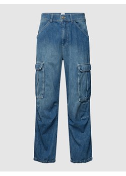 Spodnie cargo z imitacji jeansu model ‘DENIM’ ze sklepu Peek&Cloppenburg  w kategorii Jeansy męskie - zdjęcie 158730497