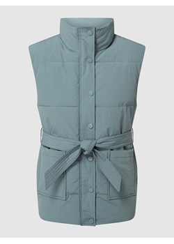 Kamizelka pikowana z paskiem w talii model ‘Fiona’ ze sklepu Peek&Cloppenburg  w kategorii Kamizelki damskie - zdjęcie 158738749