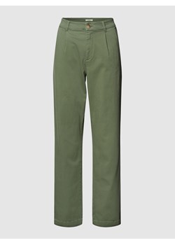 Spodnie materiałowe z zakładkami ze sklepu Peek&Cloppenburg  w kategorii Spodnie damskie - zdjęcie 158748758