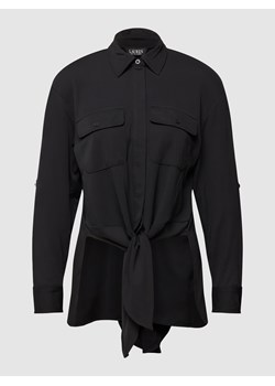 Bluzka z wiązanym detalem model ‘GARRIBIA’ ze sklepu Peek&Cloppenburg  w kategorii Bluzki damskie - zdjęcie 158765799