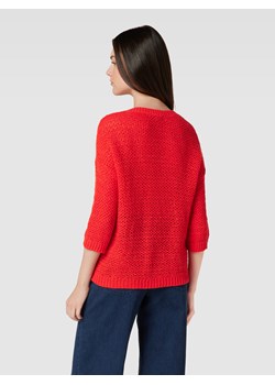 Sweter z dzianiny z dekoltem w serek model ‘JOYFUL’ ze sklepu Peek&Cloppenburg  w kategorii Swetry damskie - zdjęcie 158775427