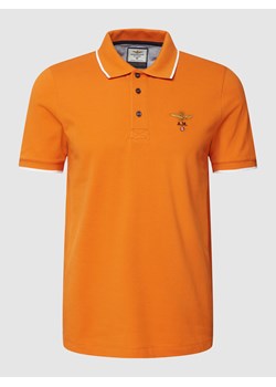 Koszulka polo z wyhaftowanym logo ze sklepu Peek&Cloppenburg  w kategorii T-shirty męskie - zdjęcie 158779867