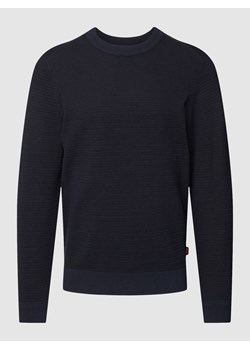 Sweter z dzianiny o fakturowanej powierzchni model ‘Abovemo’ ze sklepu Peek&Cloppenburg  w kategorii Swetry męskie - zdjęcie 158786009