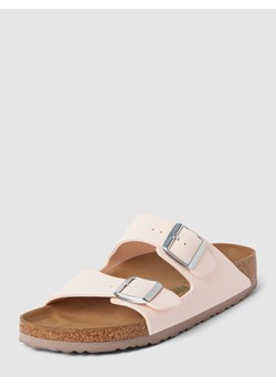 Sandały z detalami z logo model ‘ARIZONA’ ze sklepu Peek&Cloppenburg  w kategorii Klapki damskie - zdjęcie 158792796