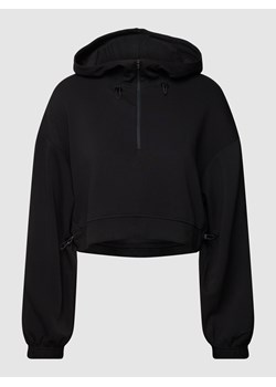 Bluza krótka z kapturem i krótkim zamkiem błyskawicznym model ‘Stance’ ze sklepu Peek&Cloppenburg  w kategorii Bluzy damskie - zdjęcie 158794559