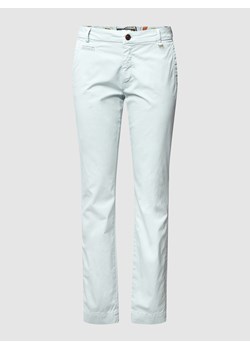 Chinosy o kroju straight fit z chustą model ‘JACQUELINE ARCHIVO’ ze sklepu Peek&Cloppenburg  w kategorii Spodnie damskie - zdjęcie 158795838