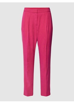 Spodnie do garnituru z zakładkami w pasie ze sklepu Peek&Cloppenburg  w kategorii Spodnie damskie - zdjęcie 158801125