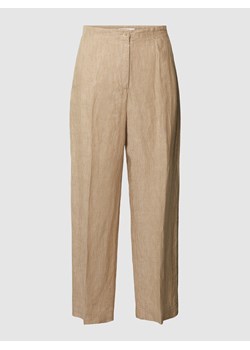 Spodnie z zakładkami w pasie ze sklepu Peek&Cloppenburg  w kategorii Spodnie damskie - zdjęcie 158802796