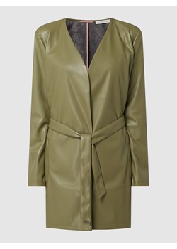 Płaszcz krótki z imitacji skóry ze sklepu Peek&Cloppenburg  w kategorii Płaszcze damskie - zdjęcie 158817799