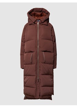 Płaszcz pikowany z kieszeniami zapinanymi na zamek błyskawiczny model ‘LOURDES’ ze sklepu Peek&Cloppenburg  w kategorii Kurtki damskie - zdjęcie 158821829
