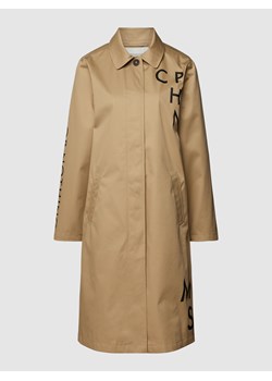 Płaszcz z nadrukiem z logo ze sklepu Peek&Cloppenburg  w kategorii Płaszcze damskie - zdjęcie 158822497