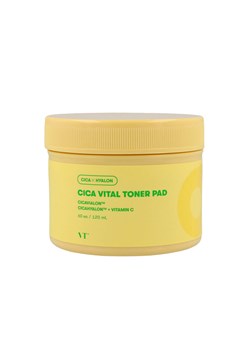 VT COSMETICS - Cica Vital Toner Pad, 120ml - rozjaśniające płatki tonizujące ze sklepu larose w kategorii Płatki pod oczy - zdjęcie 158835649