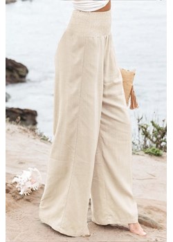 Spodnie NERDIA BEIGE ze sklepu Ivet Shop w kategorii Spodnie damskie - zdjęcie 158838187