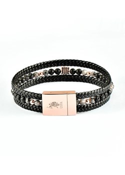 U.S. Polo Assn. Skórzana bransoletka z elementami ozdobnymi ze sklepu Limango Polska w kategorii Bransolety - zdjęcie 158842037