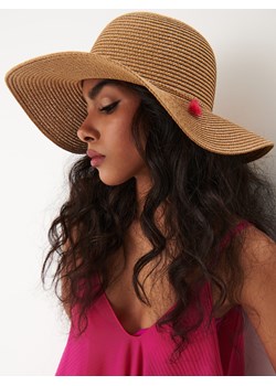Mohito - Słomkowy kapelusz - Różowy ze sklepu Mohito w kategorii Kapelusze damskie - zdjęcie 158843468