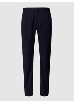 Spodnie do garnituru o kroju slim fit z dodatkiem wiskozy ze sklepu Peek&Cloppenburg  w kategorii Spodnie męskie - zdjęcie 158849045