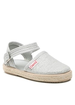 Espadryle Cienta 40013 Plata 26 ze sklepu eobuwie.pl w kategorii Sandały dziecięce - zdjęcie 158856498