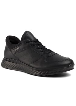 Sneakersy ECCO Exostride M GORE-TEX 835304 01001 Black ze sklepu eobuwie.pl w kategorii Buty sportowe męskie - zdjęcie 158865957