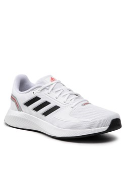 Buty adidas Runfalcon 2.0 GV9552 Cloud White/Core Black/Vivid Red ze sklepu eobuwie.pl w kategorii Buty sportowe męskie - zdjęcie 158868246