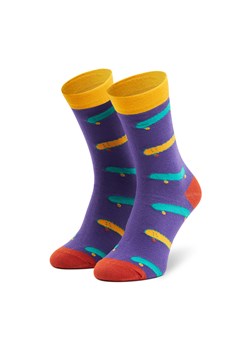 Skarpety Stopki Unisex Dots Socks DTS-SX-452-F Fioletowy ze sklepu eobuwie.pl w kategorii Skarpetki męskie - zdjęcie 158869616