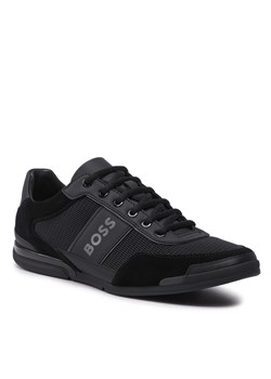 Sneakersy Boss Saturn 50485629 10247473 01 Black 005 ze sklepu eobuwie.pl w kategorii Buty sportowe męskie - zdjęcie 158873559