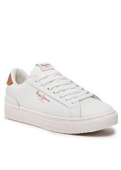 Sneakersy Pepe Jeans Adams Basic PLS31472 White 800 ze sklepu eobuwie.pl w kategorii Trampki damskie - zdjęcie 158873585