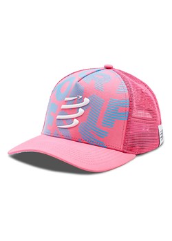 Czapka z daszkiem Compressport Trucker Cap CU00008B Hot Pink/Hawaiian Ocean 378 ze sklepu eobuwie.pl w kategorii Czapki z daszkiem damskie - zdjęcie 158874799