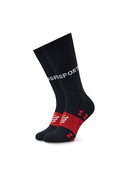 Skarpety wysokie unisex Compressport Run SU00004B Black 990 ze sklepu eobuwie.pl w kategorii Skarpetki męskie - zdjęcie 158879637
