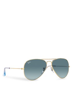 Okulary przeciwsłoneczne Ray-Ban 0RB3025 001/3M Gold/Blue Gradient Grey ze sklepu eobuwie.pl w kategorii Okulary przeciwsłoneczne damskie - zdjęcie 158881376