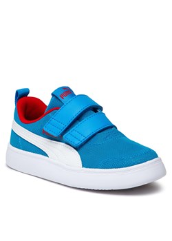 Sneakersy Puma Courtflex V2 Mesh V Ps 371758 10 Ocean Dive/Puma White ze sklepu eobuwie.pl w kategorii Trampki dziecięce - zdjęcie 158881919