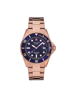 Zegarek Swiss Alpine Military 7053.1165 Rose Gold/Navy ze sklepu eobuwie.pl w kategorii Zegarki - zdjęcie 158891676
