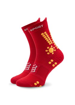 Skarpety wysokie unisex Compressport Pro Racing Socks v4.0 Trail XU00048B Persian Red/Blazing Orange 313 ze sklepu eobuwie.pl w kategorii Skarpetki damskie - zdjęcie 158893797