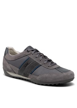 Sneakersy Geox U Wells C U52T5C 02211 C9002 Dk Grey ze sklepu eobuwie.pl w kategorii Półbuty męskie - zdjęcie 158899268