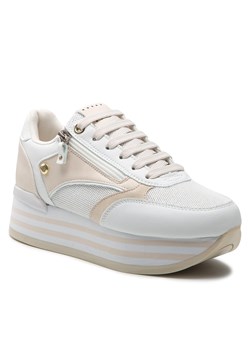 Sneakersy Bata 5418602 Beige ze sklepu eobuwie.pl w kategorii Buty sportowe damskie - zdjęcie 158908057