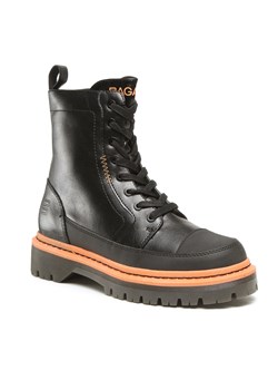Trapery Bagatt D31-A4P3B-5959-1033 Black/Orange ze sklepu eobuwie.pl w kategorii Workery damskie - zdjęcie 158909939