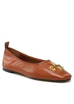 Baleriny Tory Burch Eleanor Ballet 141296 Bourbon 201 ze sklepu eobuwie.pl w kategorii Balerinki - zdjęcie 158914766