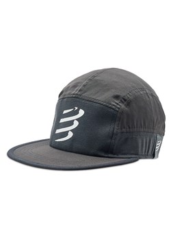 Czapka z daszkiem Compressport 5 Panel Light Cap CU00097B Black 990 ze sklepu eobuwie.pl w kategorii Czapki z daszkiem damskie - zdjęcie 158919258