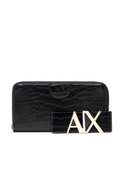 Duży Portfel Damski Armani Exchange 948451 2F751 00020 Black ze sklepu eobuwie.pl w kategorii Portfele damskie - zdjęcie 158922775