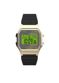 Zegarek Timex T80 TW2V41000 Black/Gold ze sklepu eobuwie.pl w kategorii Zegarki - zdjęcie 158929928