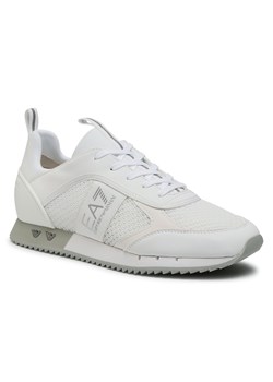 Sneakersy EA7 Emporio Armani X8X027 XK050 00175 White/Silver ze sklepu eobuwie.pl w kategorii Buty sportowe męskie - zdjęcie 158933316