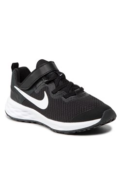 Buty Nike Revolution 6 Nn (PSV) DD1095 003 Black/White/Dk Smoke Grey ze sklepu eobuwie.pl w kategorii Buty sportowe dziecięce - zdjęcie 158942918
