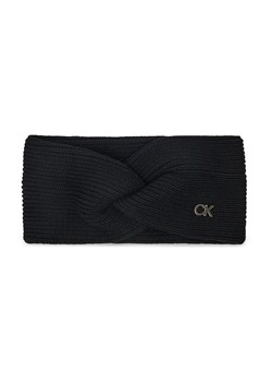 Opaska materiałowa Calvin Klein Re-Lock K60K610389 Ck Black BAX ze sklepu eobuwie.pl w kategorii Opaski damskie - zdjęcie 158944585