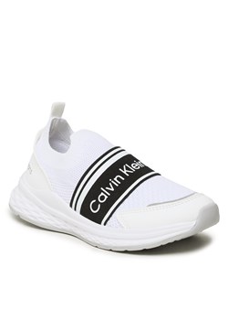 Sneakersy Calvin Klein Jeans Low Cut Easy-On Sneaker V3B9-80594-0308 M White 100 ze sklepu eobuwie.pl w kategorii Buty sportowe dziecięce - zdjęcie 158958238