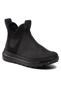 Botki ECCO Solice GORE-TEX 42019302001 Black ze sklepu eobuwie.pl w kategorii Botki - zdjęcie 158963118