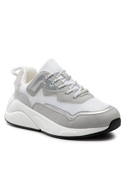 Sneakersy Keddo KEDDO-827122/11-03E White/Grey ze sklepu eobuwie.pl w kategorii Buty sportowe damskie - zdjęcie 158963586