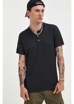 Abercrombie &amp; Fitch t-shirt męski kolor czarny gładki ze sklepu ANSWEAR.com w kategorii T-shirty męskie - zdjęcie 158965916