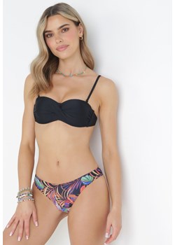 Czarne Bikini Push Up i Figi Doremis ze sklepu Born2be Odzież w kategorii Stroje kąpielowe - zdjęcie 158968539